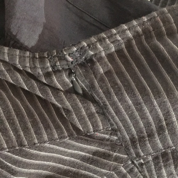 Converse navy pinstripe skater dress Small - Picture 5 of 7